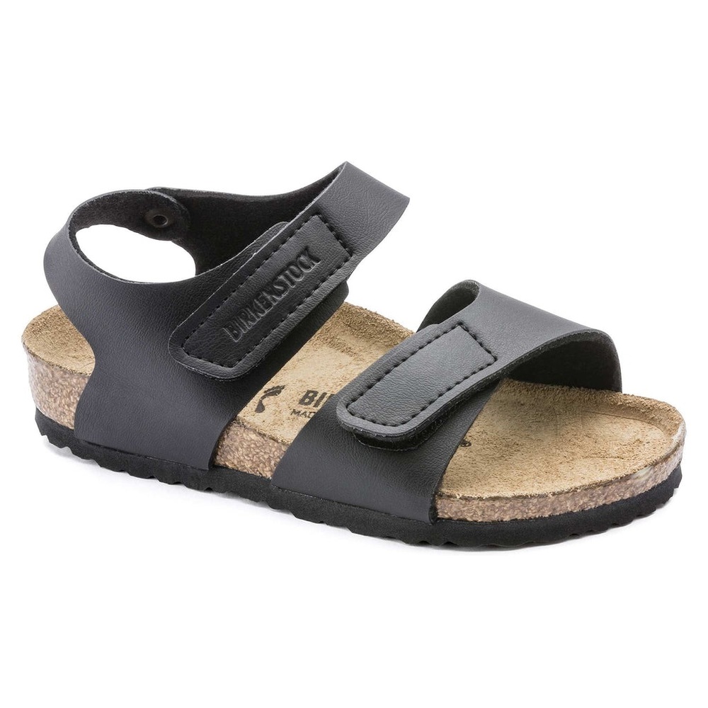 Birkenstock Palu Kids Logo in Black